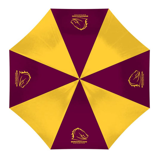 Brisbane Broncos NRL 60cm Compact Umbrella