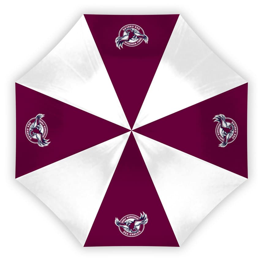 Manly Sea Eagles NRL 60cm Compact Umbrella