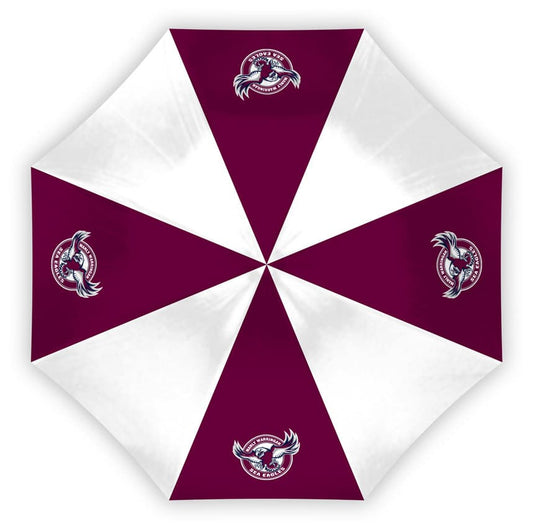 Manly Sea Eagles NRL 60cm Compact Umbrella