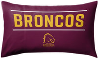 Brisbane Broncos 2025 NRL Pillow Case