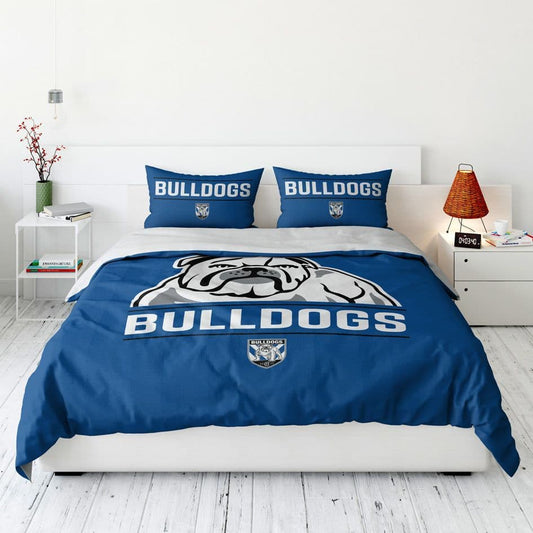 Canterbury Bulldogs 2025 NRL Queen Quilt Set