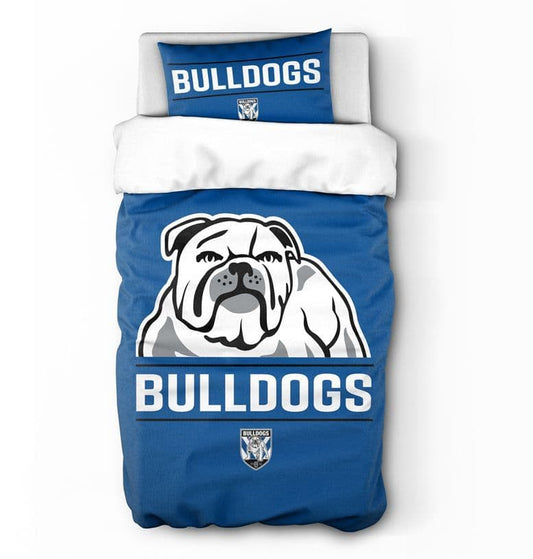 Canterbury Bulldogs 2025 NRL Single Quilt Set