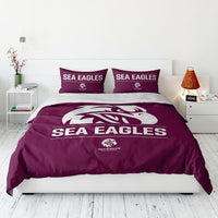 Manly Sea Eagles 2025 NRL Double Quilt Set