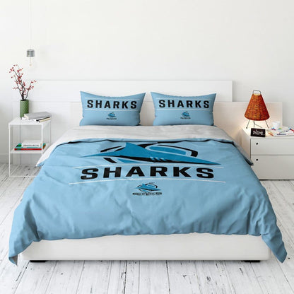 Cronulla Sharks 2026 NRL Double Quilt Set