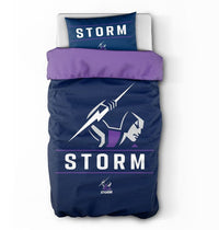 Melbourne Storm 2025 NRL Single Quilt Set