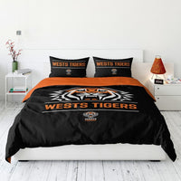 Wests Tigers 2025 NRL King Quilt Set
