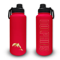 Redcliffe Dolphins NRL 960ml Stainless Steel Drink Bottle