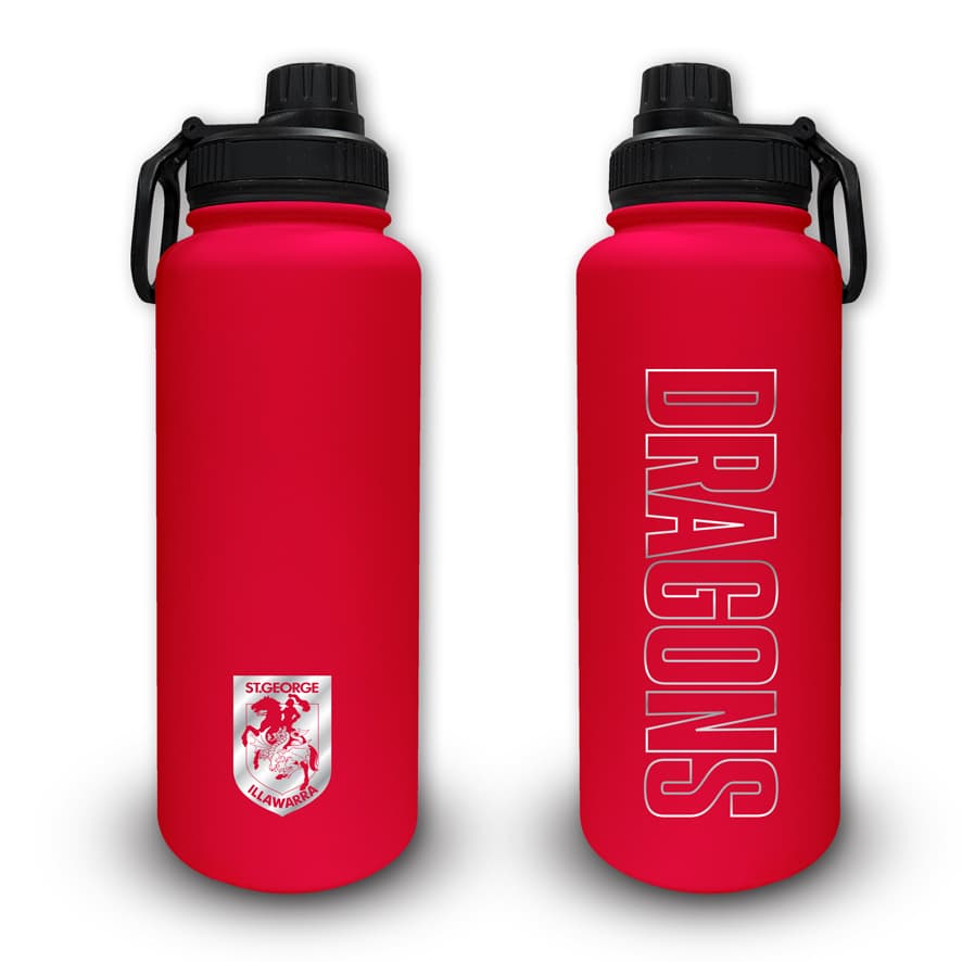 St George Dragons NRL 960ml Stainless Steel Drink Bottle