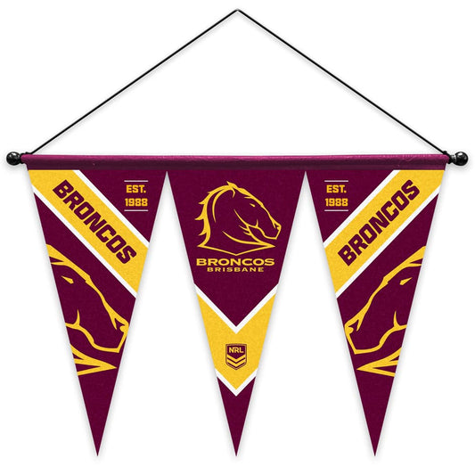 Brisbane Broncos Felt Wall Pennant 40cm x 60cm