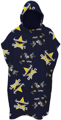 North Queensland Cowboys NRL Kids Hooded Beach Towel