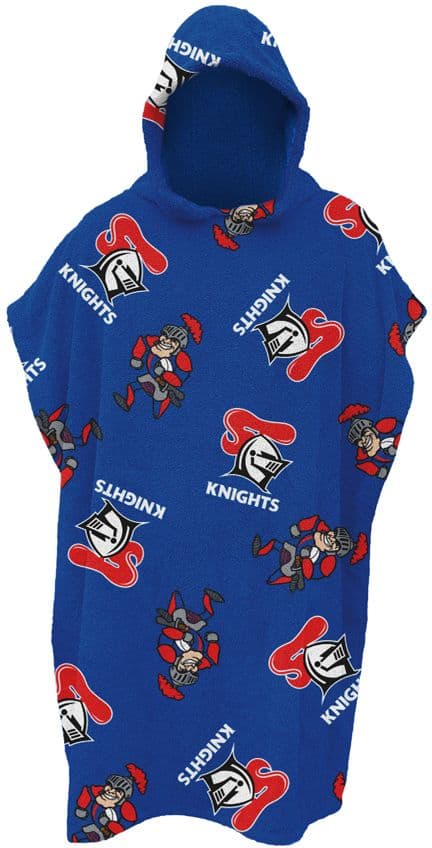 Newcastle Knights NRL Kids Hooded Beach Towel