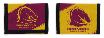 Brisbane Broncos NRL Kids Sports Wallet