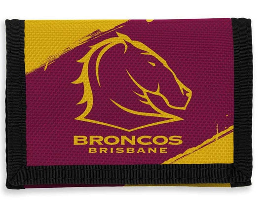 Brisbane Broncos NRL Kids Sports Wallet