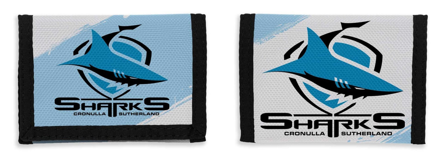 Cronulla Sharks NRL Kids Sports Wallet