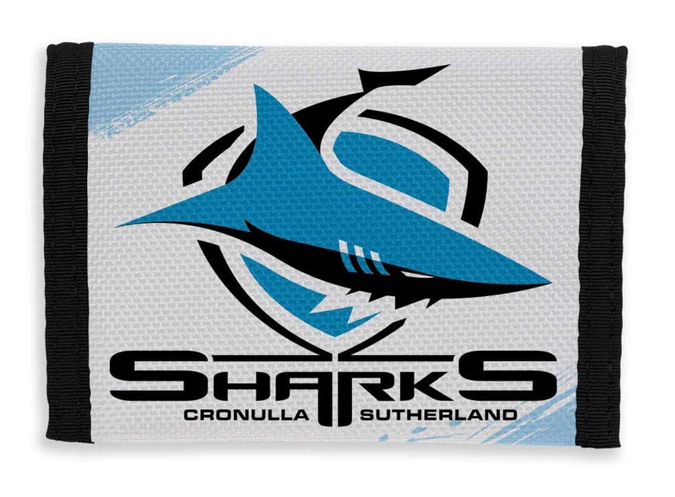 Cronulla Sharks NRL Kids Sports Wallet