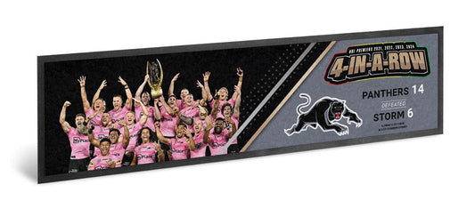 Penrith Panthers 2024 NRL Premiers Team Bar Runner  *PRESALE Due Dec*