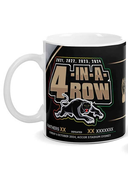 Penrith Panthers 2024 NRL Premiers 4 IN A ROW Premiership Mug
