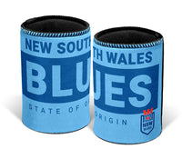 NSW Blues State of Origin Logo Can Cooler