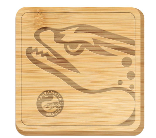 Parramatta Eels Bamboo Cheeseboard 35cm x 35cm