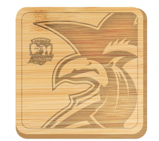 Sydney Roosters Bamboo Cheeseboard 35cm x 35cm