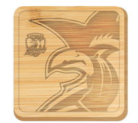 Sydney Roosters Bamboo Cheeseboard 35cm x 35cm
