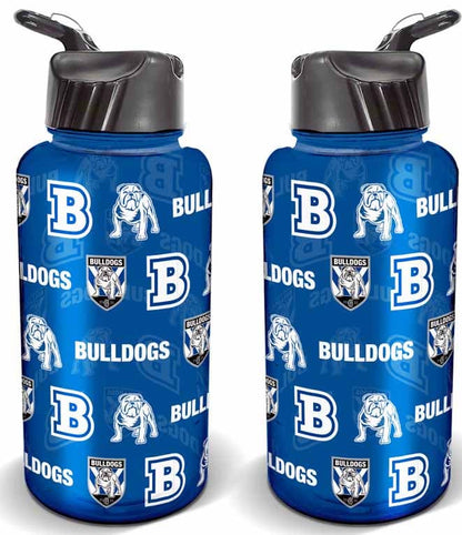 Canterbury Bulldogs NRL 1 Litre Flip Drink Bottle BPA Free