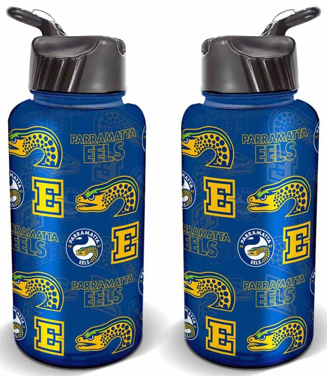 Parramatta Eels NRL 1 Litre Flip Drink Bottle BPA Free