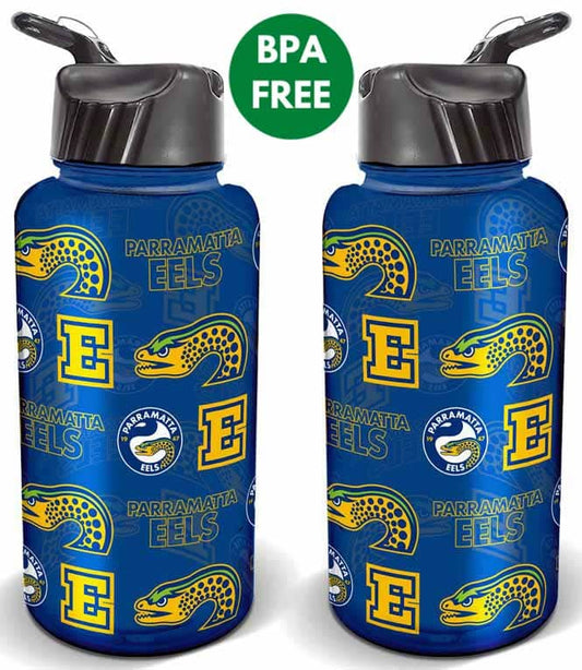 Parramatta Eels NRL 1 Litre Flip Drink Bottle BPA Free