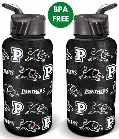 Penrith Panthers NRL 1 Litre Flip Drink Bottle BPA Free