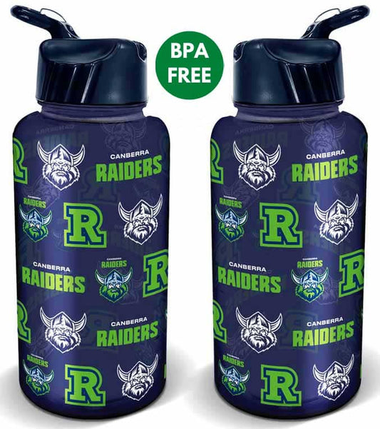 Canberra Raiders NRL 1 Litre Flip Drink Bottle BPA Free