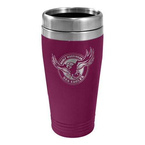 Manly Sea Eagles NRL 450ml Stainless Steel Travel Mug