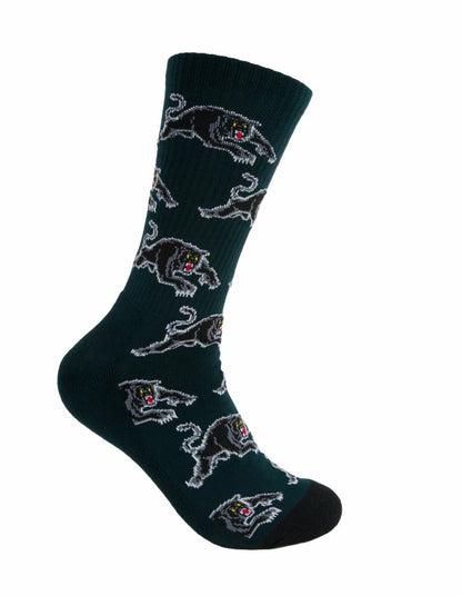 Penrith Panthers NRL Logos Sneaker Socks 2 Pack