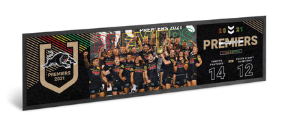 Penrith Panthers 2021 NRL Premiers Team Bar Runner