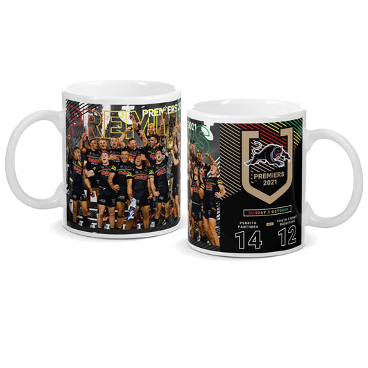 Penrith Panthers 2021 NRL Premiers Team Photo Mug