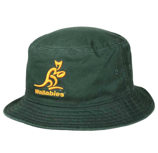 Australian Wallabies 2025 Union Dark Green Twill Bucket Hat