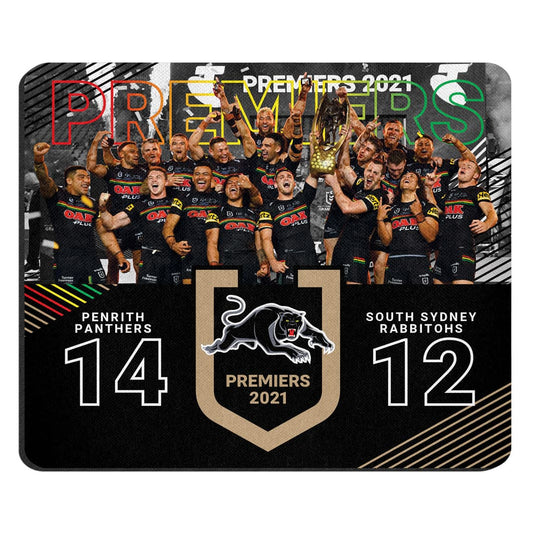 Penrith Panthers 2021 NRL Premiers Team Mouse Mat