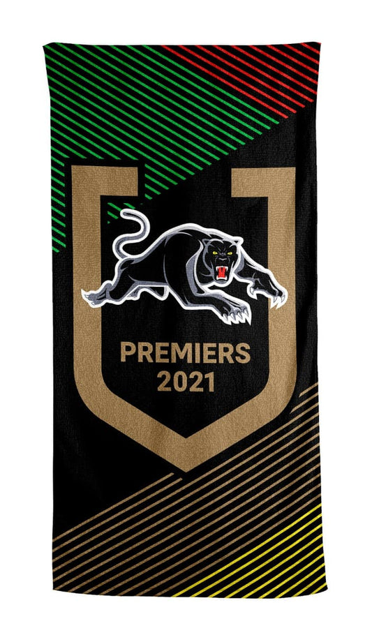 Penrith Panthers 2021 NRL Premiers Beach Towel