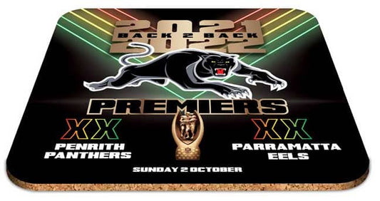 Penrith Panthers 2022 NRL Premiers Coaster