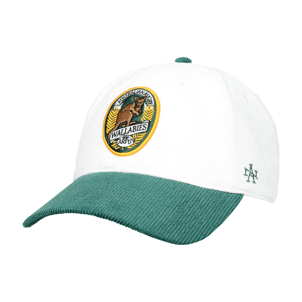 Australian Wallabies 2025 Union Ivory/Dark Green Cord Ballpark Cap