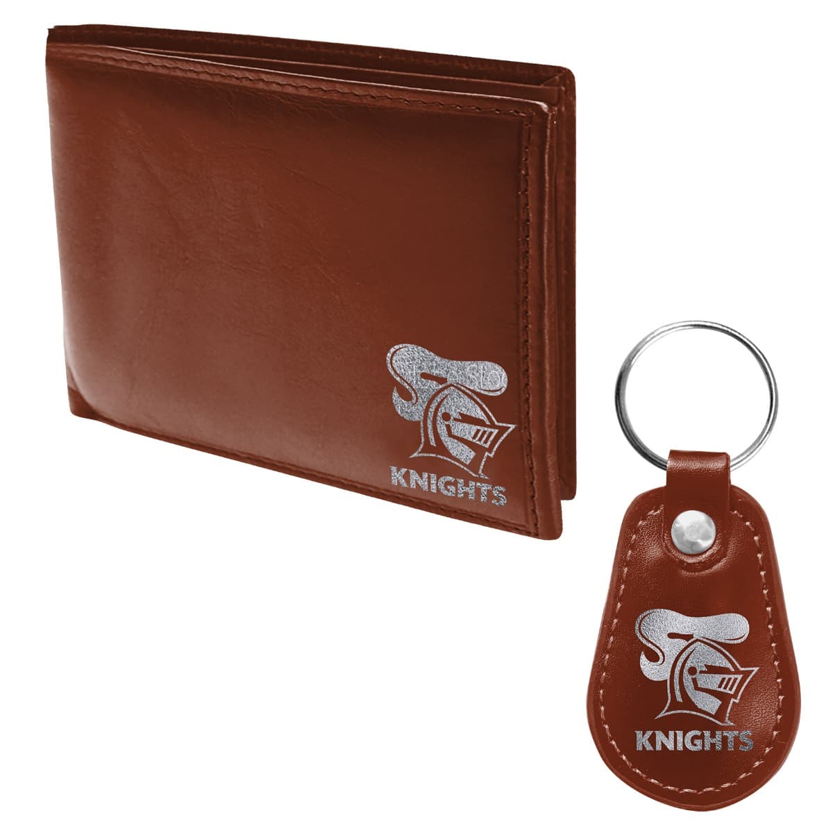 Newcastle Knights NRL Wallet and Keyring Gift Set