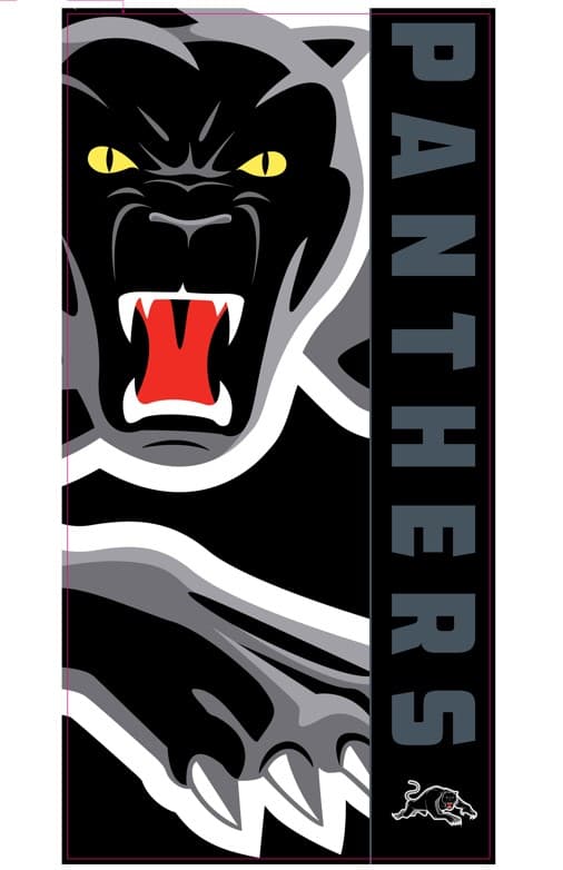 Penrith Panthers NRL Large Beach Towel