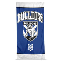 Canterbury Bulldogs 2025 NRL Jumbo Beach Towel  90cm x 170cm