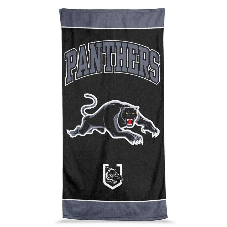 Penrith Panthers 2025 NRL Jumbo Beach Towel  90cm x 170cm