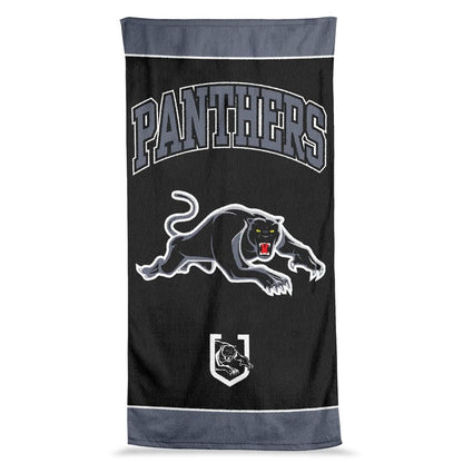 Penrith Panthers 2025 NRL Jumbo Beach Towel  90cm x 170cm
