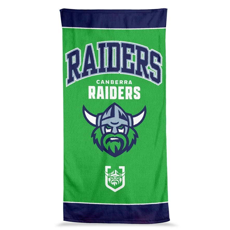 Canberra Raiders 2025 NRL Jumbo Beach Towel  90cm x 170cm
