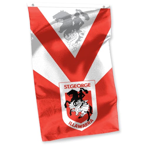 St George Dragons NRL Wall Cape Flag 900mm by 1500mm