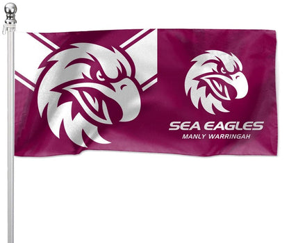 Manly Sea Eagles 2024 NRL Pole Flag *New Logo*