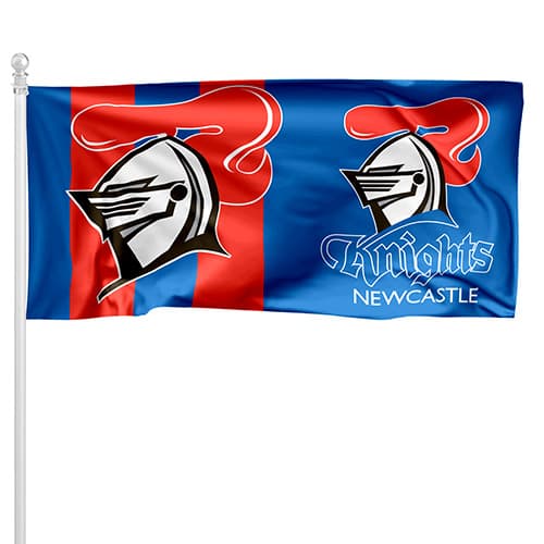 Newcastle Knights Pole Flag 180cm by 90cm