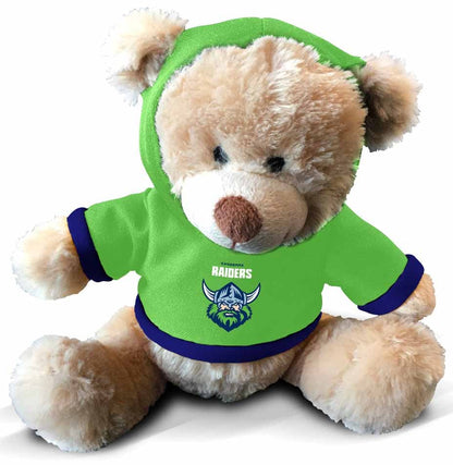 Canberra Raiders NRL 18cm Plush Teddy with Hoodie