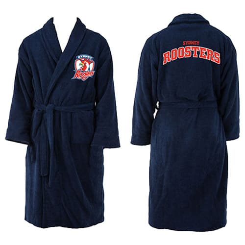 Sydney Roosters NRL Adults Long Sleeve Robe